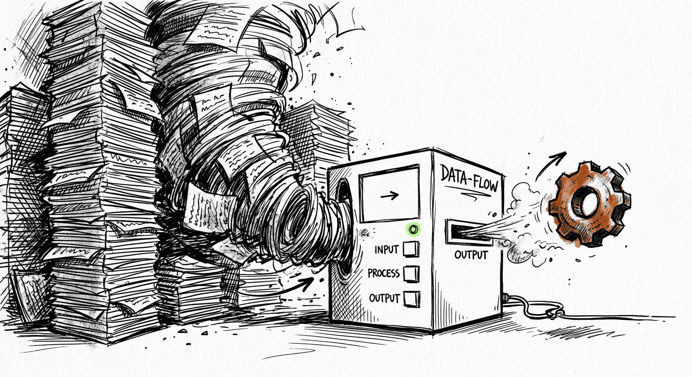 Script interface connected to physical folders